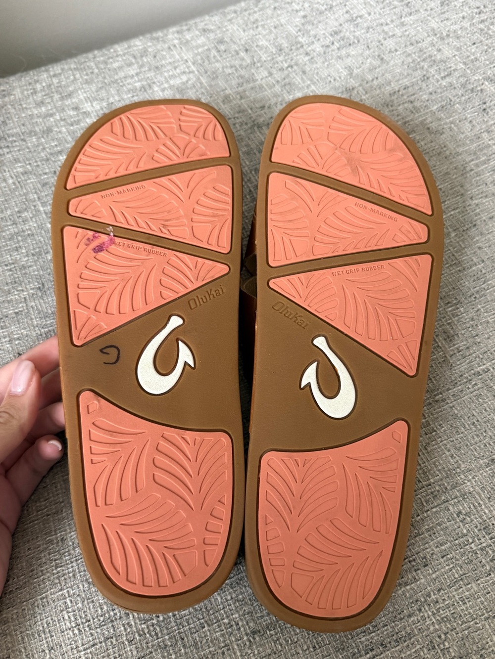 OluKai Kipea Olu slide sandals women’s 11 / 41 - Picture 7 of 8